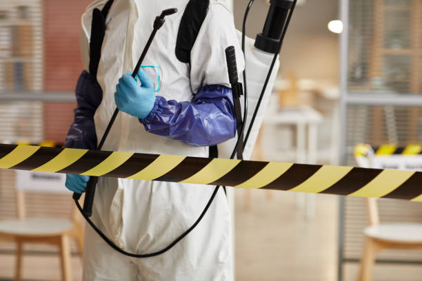 Professional Biohazard Cleanup technician working in Chattaroy, WA
